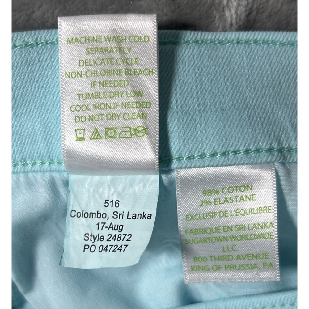 Lilly Pulitzer South Ocean Skinny Jeans Women’s Size 4 Denim Stretch - Picture 11 of 12